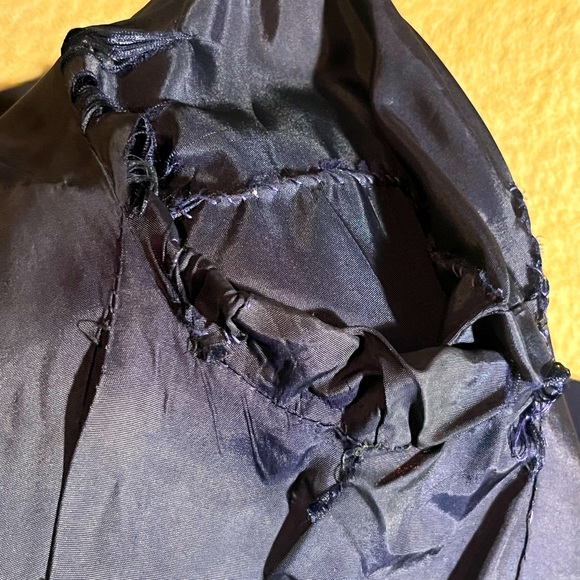 Vintage Women’s Mr. Roberts Trench coat | Dark Navy Blue | Medium | 1970’s | - Picture 7 of 13